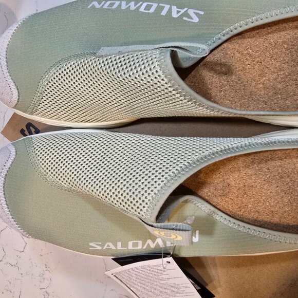 Salomon RX Moc 3.0 SUEDE Tea/Alfalfa L47431600 SLIDE SLIP-ON MENS 13 NEW - Picture 6 of 8